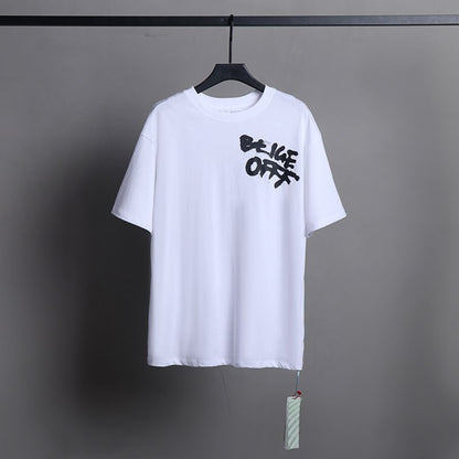 Off-white Men's and Women's Short-sleeved T-shirts