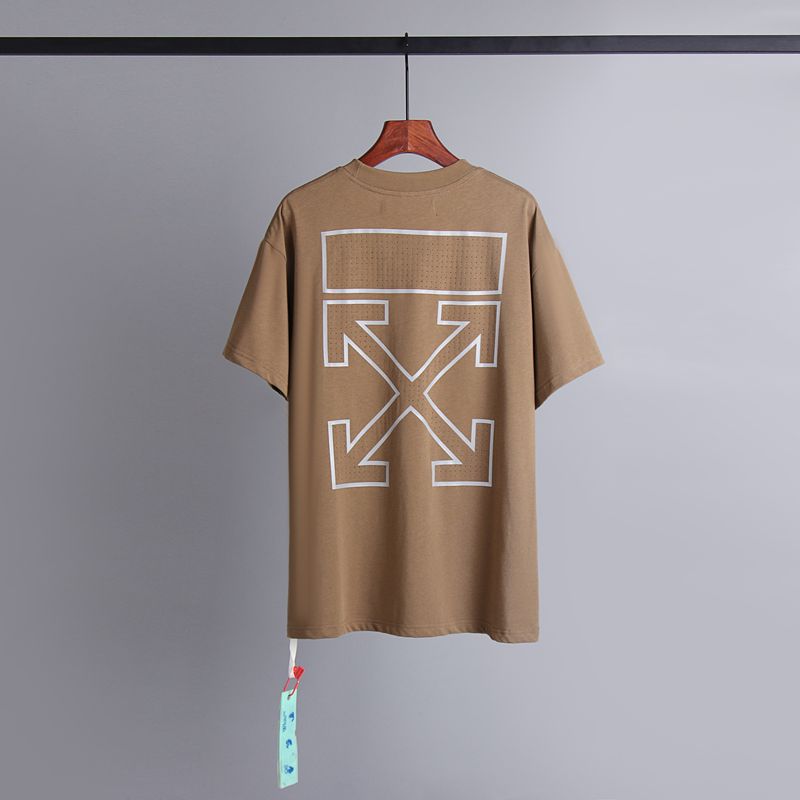 Off-white Men's and Women's Short-sleeved T-shirts