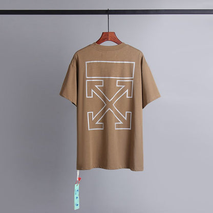 Off-white Men's and Women's Short-sleeved T-shirts