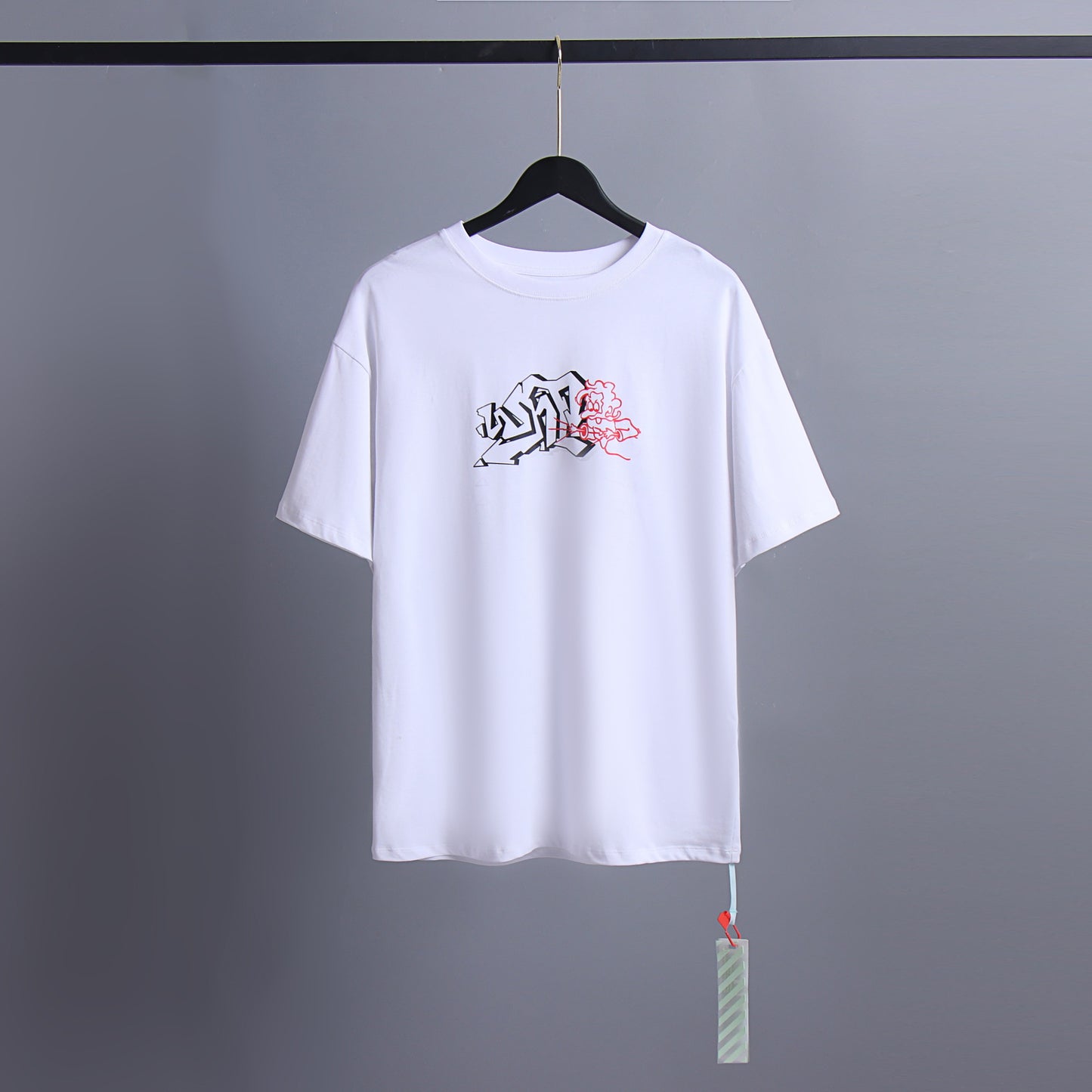 Off-white Men's and Women's Short-sleeved T-shirts