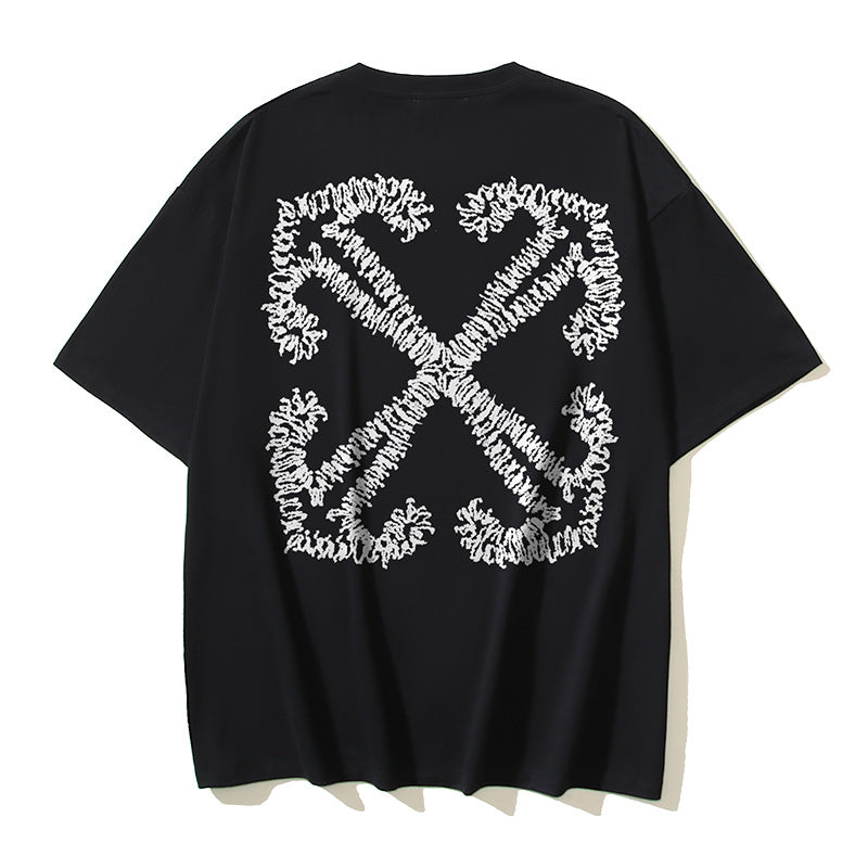 Off-white Men's and Women's Short-sleeved T-shirts