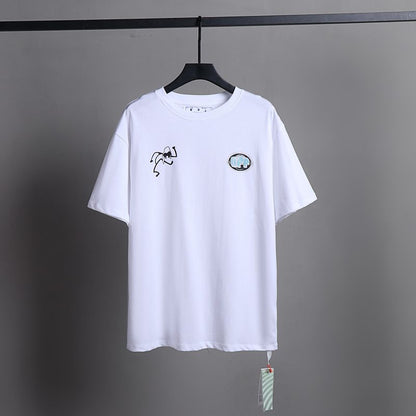 Off-white Men's and Women's Short-sleeved T-shirts