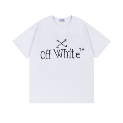 Off-white Men's and Women's Short-sleeved T-shirts
