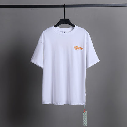 Off-white Men's and Women's Short-sleeved T-shirts