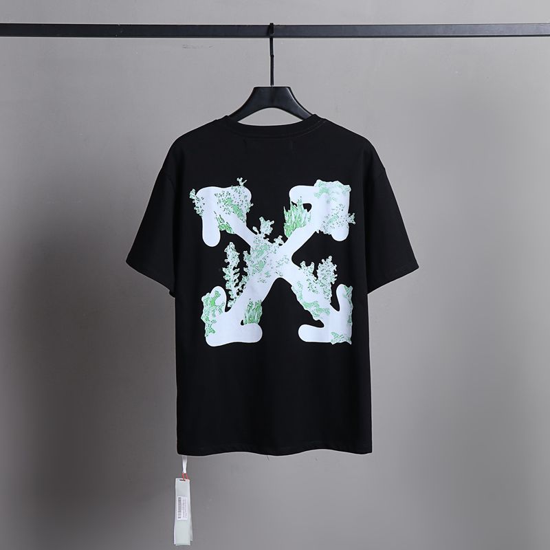 Off-white Men's and Women's Short-sleeved T-shirts