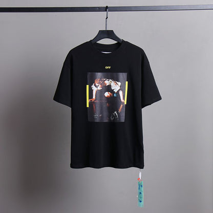 Off-white Men's and Women's Short-sleeved T-shirts