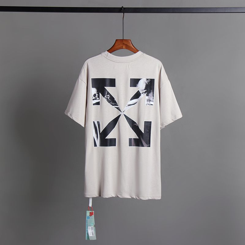 Off-white Men's and Women's Short-sleeved T-shirts