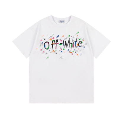 Off-white Men's and Women's Short-sleeved T-shirts