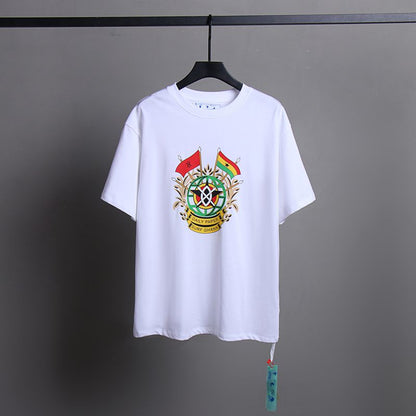 Off-white Men's and Women's Short-sleeved T-shirts
