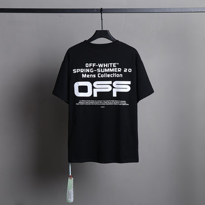 Off-white Men's and Women's Short-sleeved T-shirts