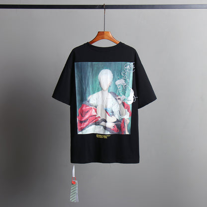 Off-white Men's and Women's Short-sleeved T-shirts