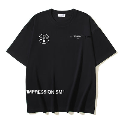 Off-white Men's and Women's Short-sleeved T-shirts