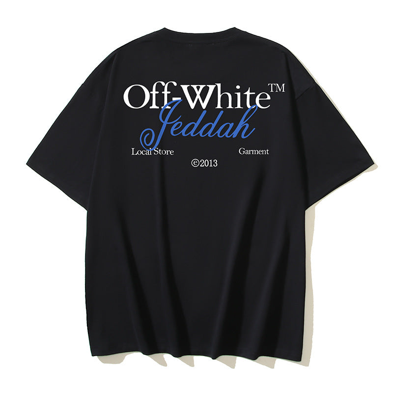 Off-white Men's and Women's Short-sleeved T-shirts