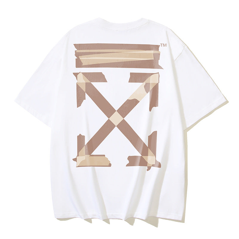 Off-white Men's and Women's Short-sleeved T-shirts