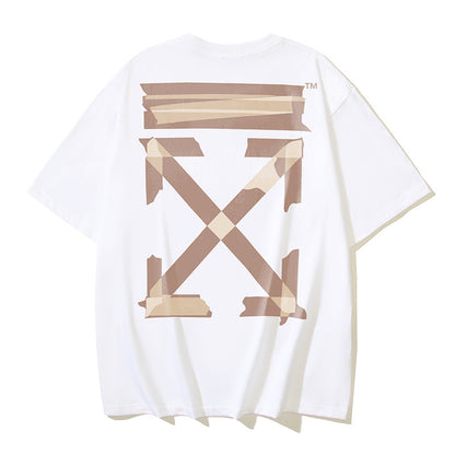 Off-white Men's and Women's Short-sleeved T-shirts