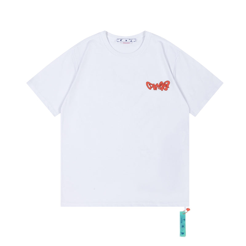 Off-white Men's and Women's Short-sleeved T-shirts