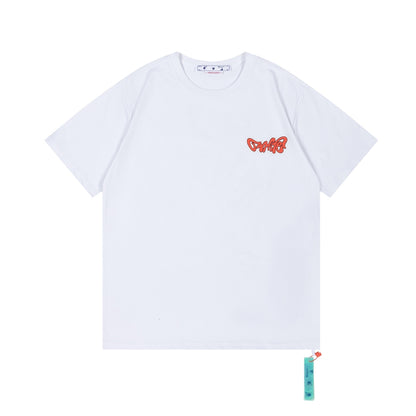 Off-white Men's and Women's Short-sleeved T-shirts