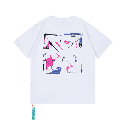 Off-white Men's and Women's Short-sleeved T-shirts