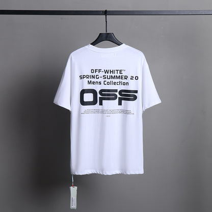 Off-white Men's and Women's Short-sleeved T-shirts