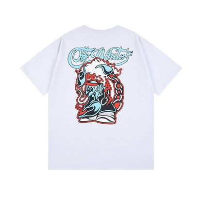 Off-white Men's and Women's Short-sleeved T-shirts