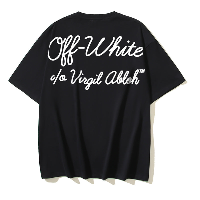 Off-white Men's and Women's Short-sleeved T-shirts