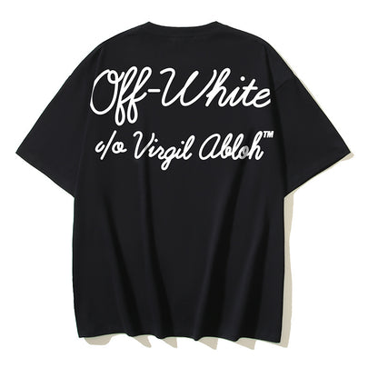 Off-white Men's and Women's Short-sleeved T-shirts