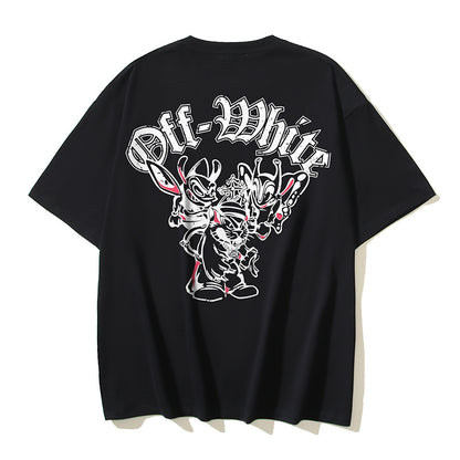 Off-white Men's and Women's Short-sleeved T-shirts
