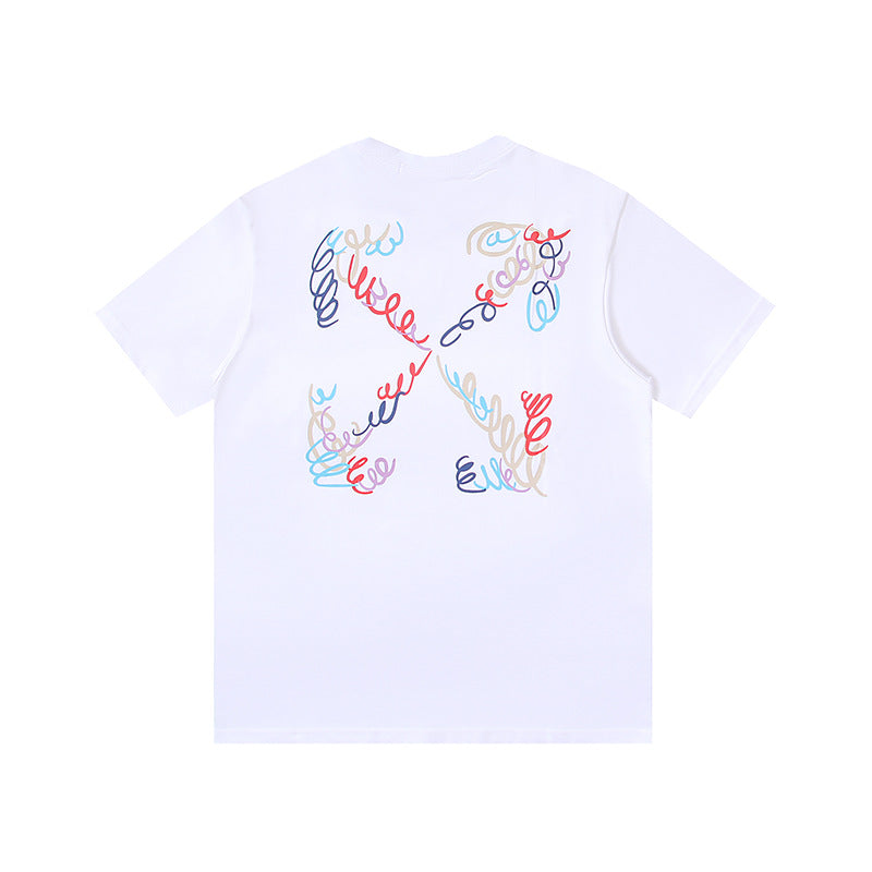 Off-white Men's and Women's Short-sleeved T-shirts