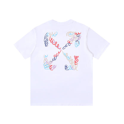 Off-white Men's and Women's Short-sleeved T-shirts