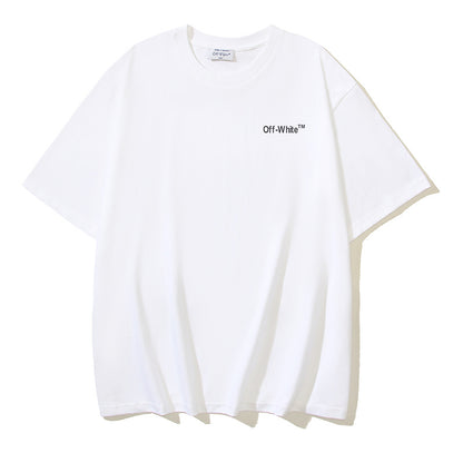 Off-white Men's and Women's Short-sleeved T-shirts