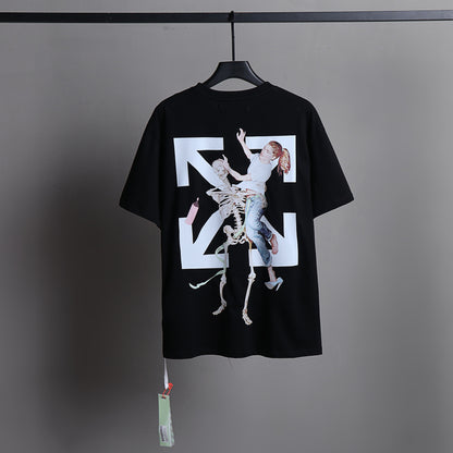 Off-white Men's and Women's Short-sleeved T-shirts