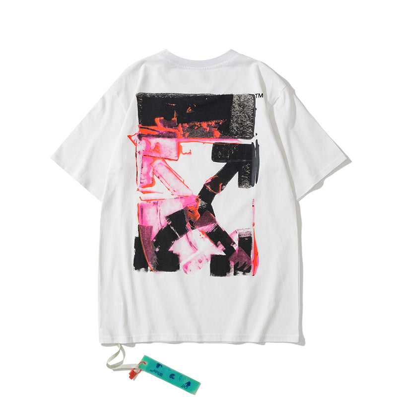 Off-white Men's and Women's Short-sleeved T-shirts