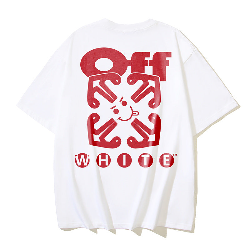 Off-white Men's and Women's Short-sleeved T-shirts