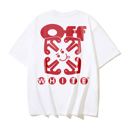 Off-white Men's and Women's Short-sleeved T-shirts