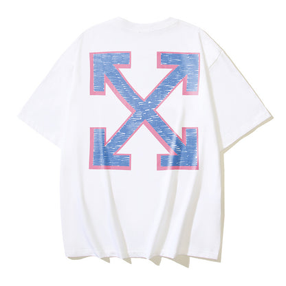 Off-white Men's and Women's Short-sleeved T-shirts