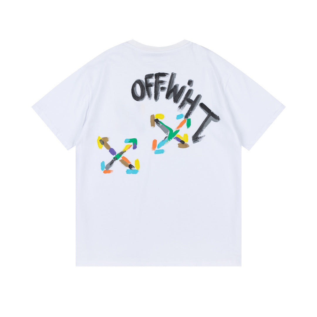 Off-white Men's and Women's Short-sleeved T-shirts