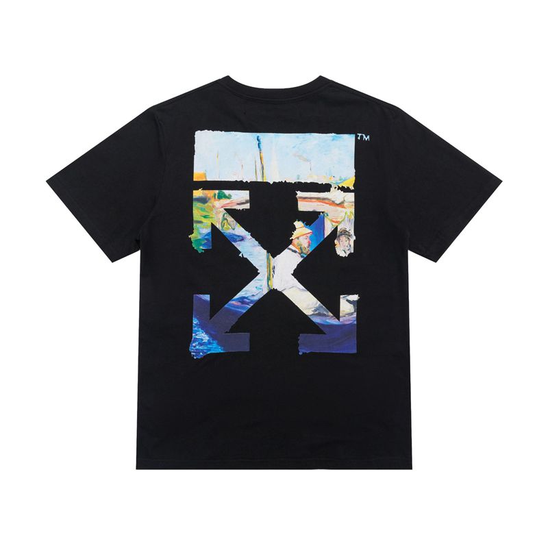 Off-white Men's and Women's Short-sleeved T-shirts