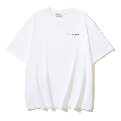 Off-white Men's and Women's Short-sleeved T-shirts