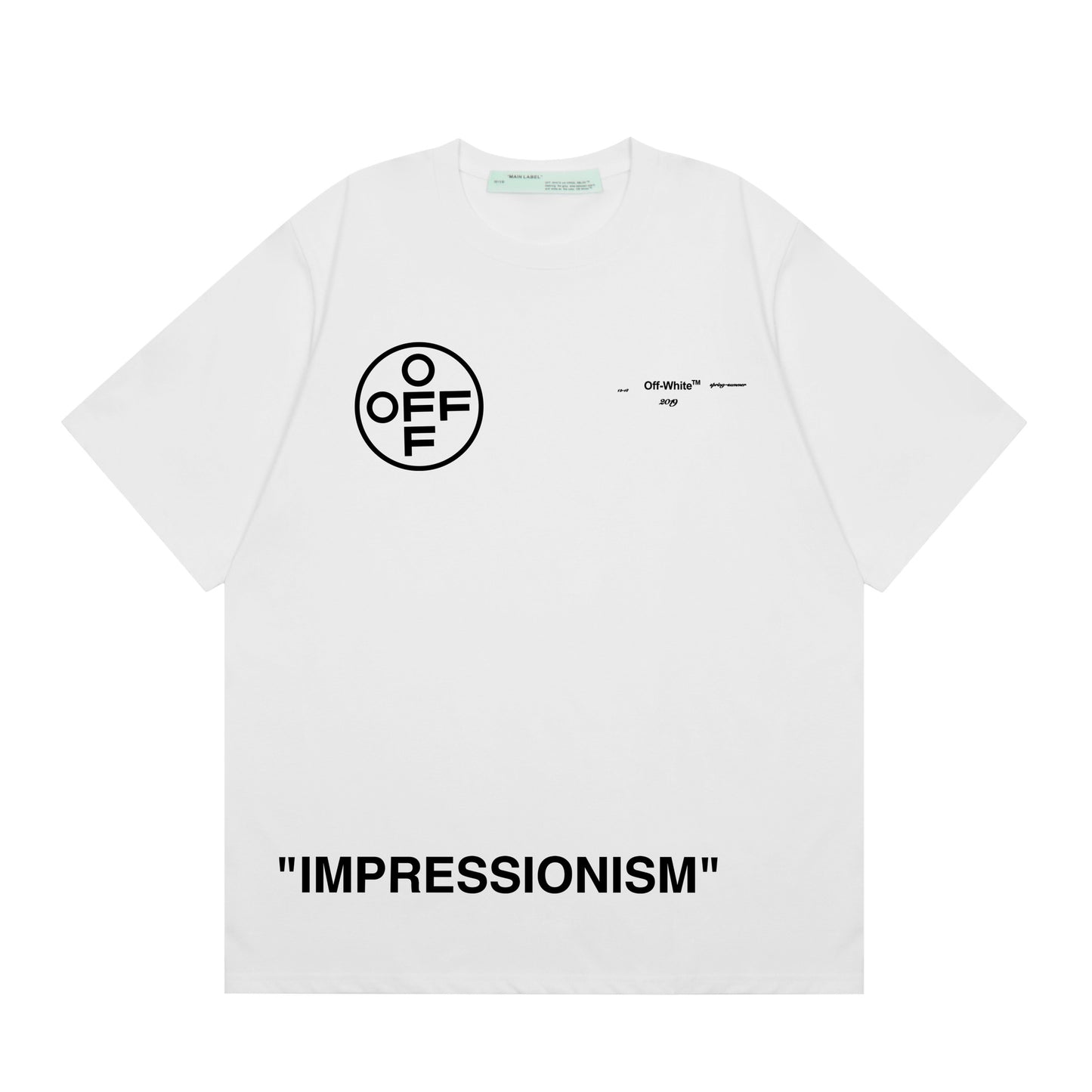Off-white Men's and Women's Short-sleeved T-shirts