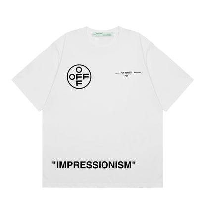 Off-white Men's and Women's Short-sleeved T-shirts
