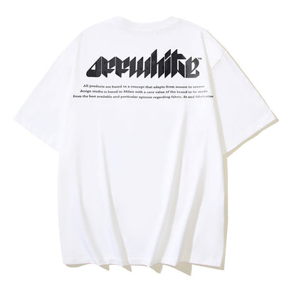 Off-white Men's and Women's Short-sleeved T-shirts