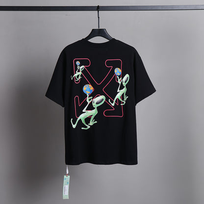 Off-white Men's and Women's Short-sleeved T-shirts
