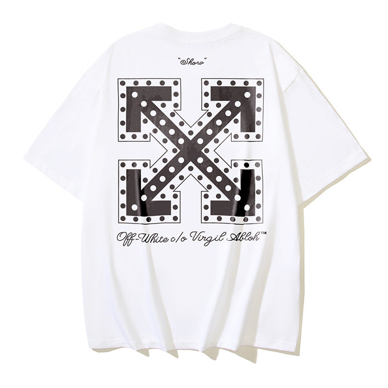 Off-white Men's and Women's Short-sleeved T-shirts