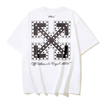 Off-white Men's and Women's Short-sleeved T-shirts