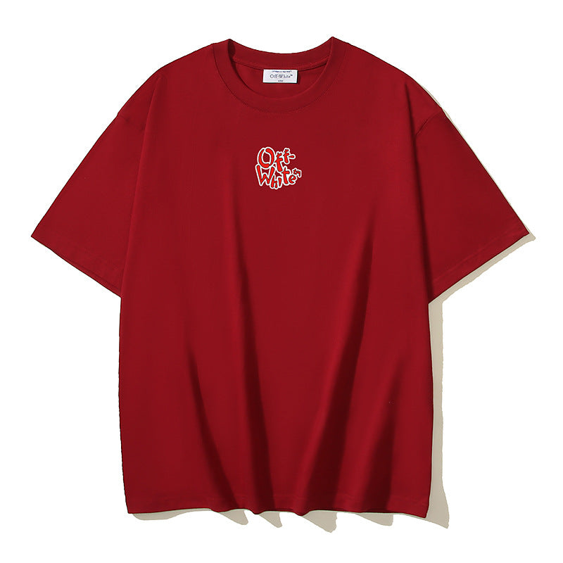 Off-white Men's and Women's Short-sleeved T-shirts