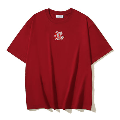 Off-white Men's and Women's Short-sleeved T-shirts