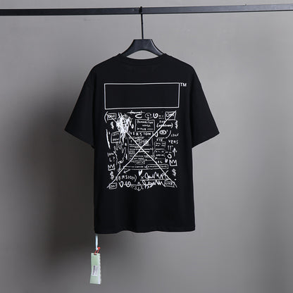 Off-white Men's and Women's Short-sleeved T-shirts