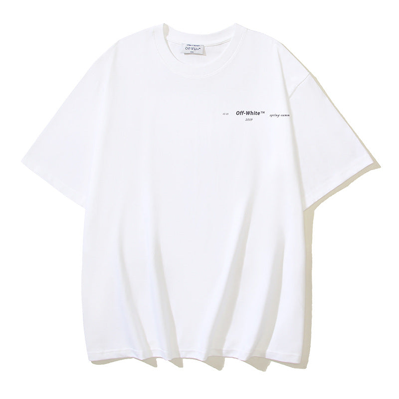 Off-white Men's and Women's Short-sleeved T-shirts