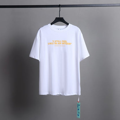 Off-white Men's and Women's Short-sleeved T-shirts