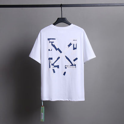Off-white Men's and Women's Short-sleeved T-shirts